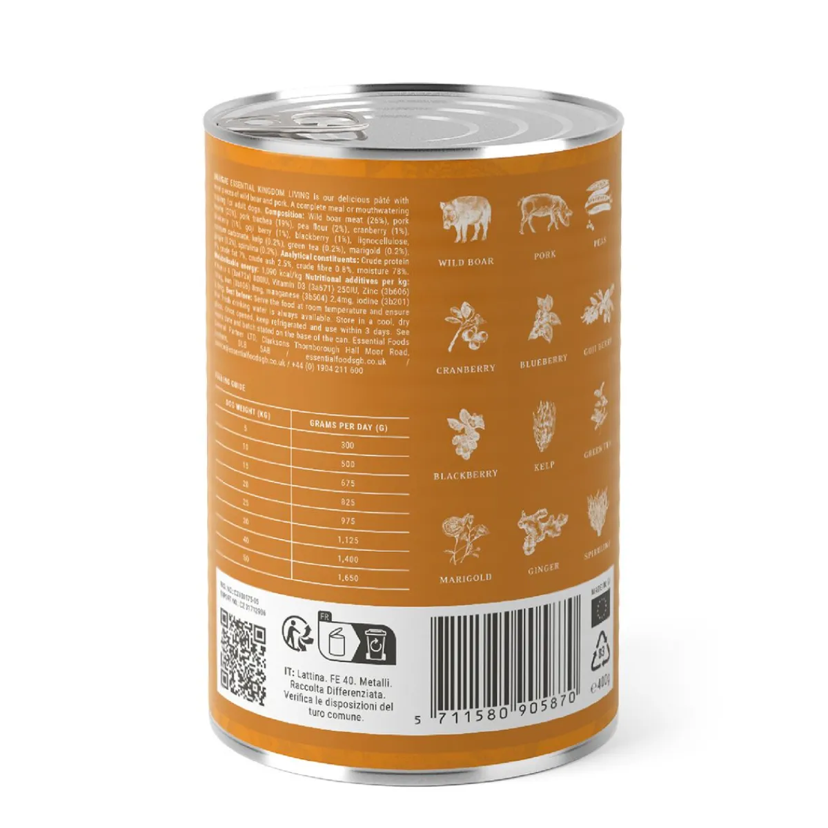 ESSENTIAL KINGDOM LIVING PATÉ 400g>Essential Foods Discount