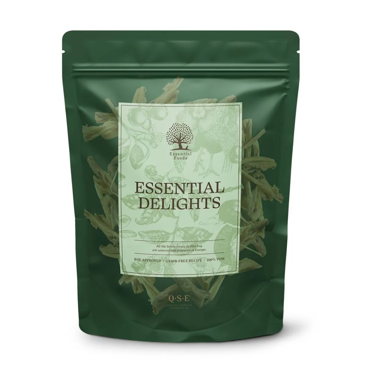ESSENTIAL Lamb Skin Delights 150g>Essential Foods Hot