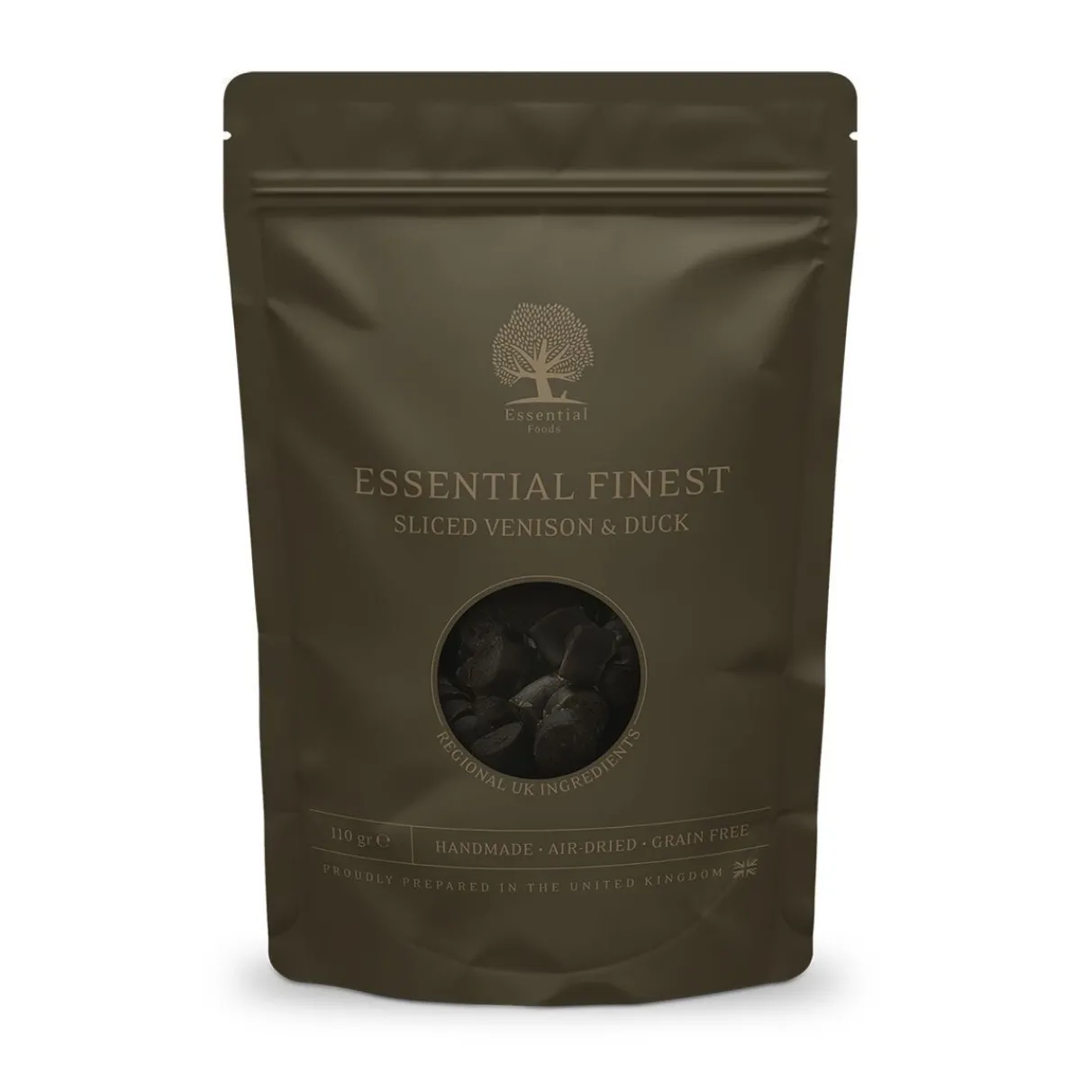 ESSENTIAL Sliced Venison&Duck 110g>Essential Foods