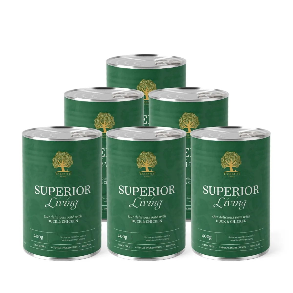 ESSENTIAL SUPERIOR LIVING PATÉ 400g>Essential Foods Hot