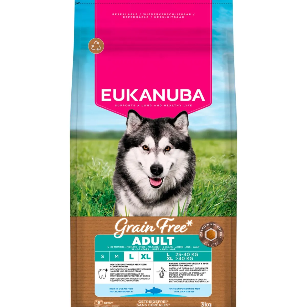 Grain Free Adult Large & Extra Large Breed Ocean Fish>Eukanuba