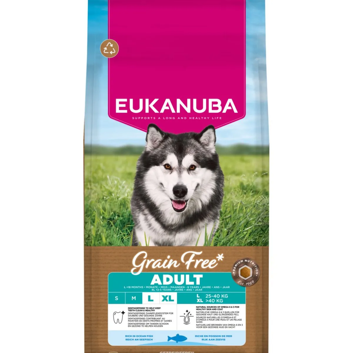 Grain Free Adult Large & Extra Large Breed Ocean Fish>Eukanuba