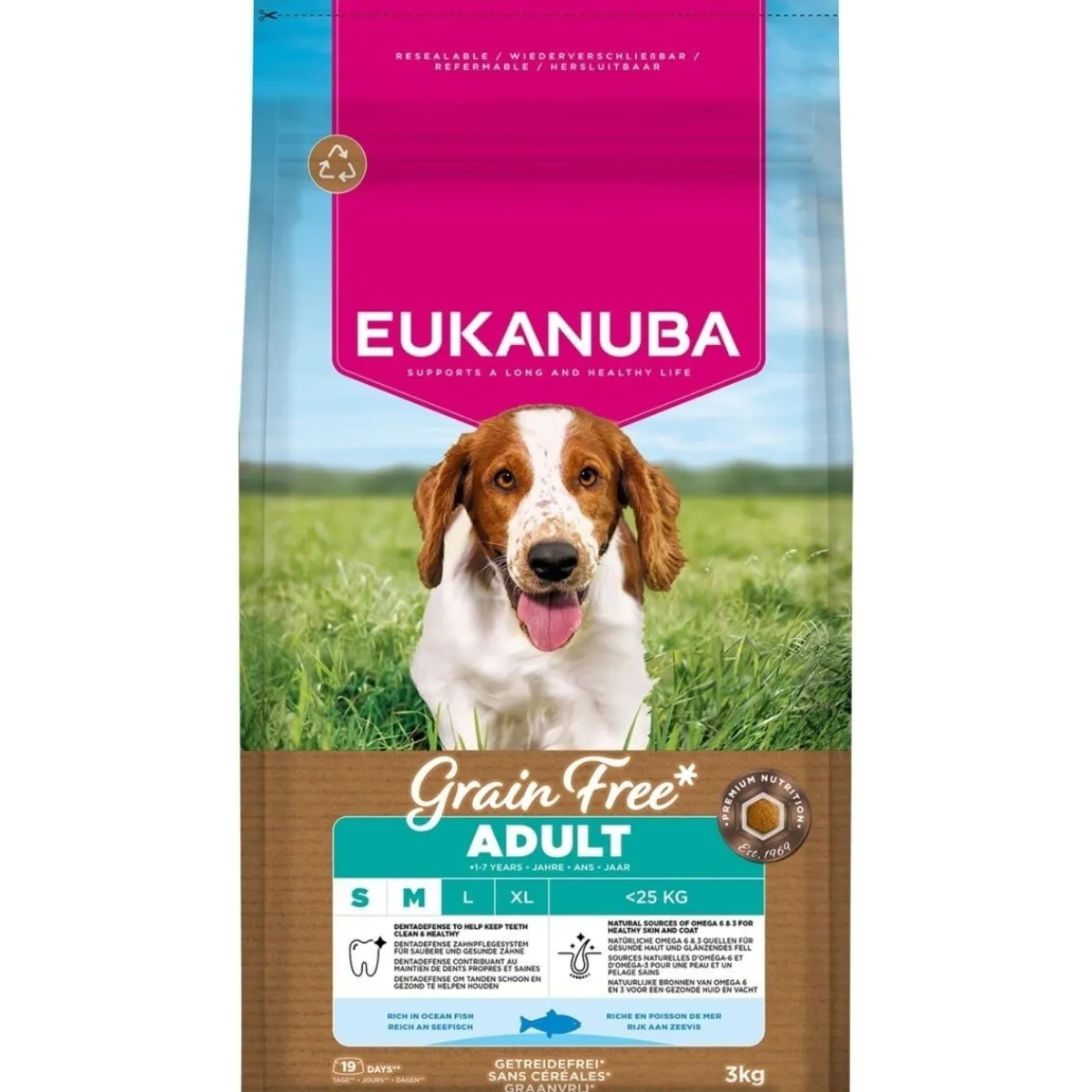 Grain Free Adult Small & Medium Breed Ocean Fish>Eukanuba New