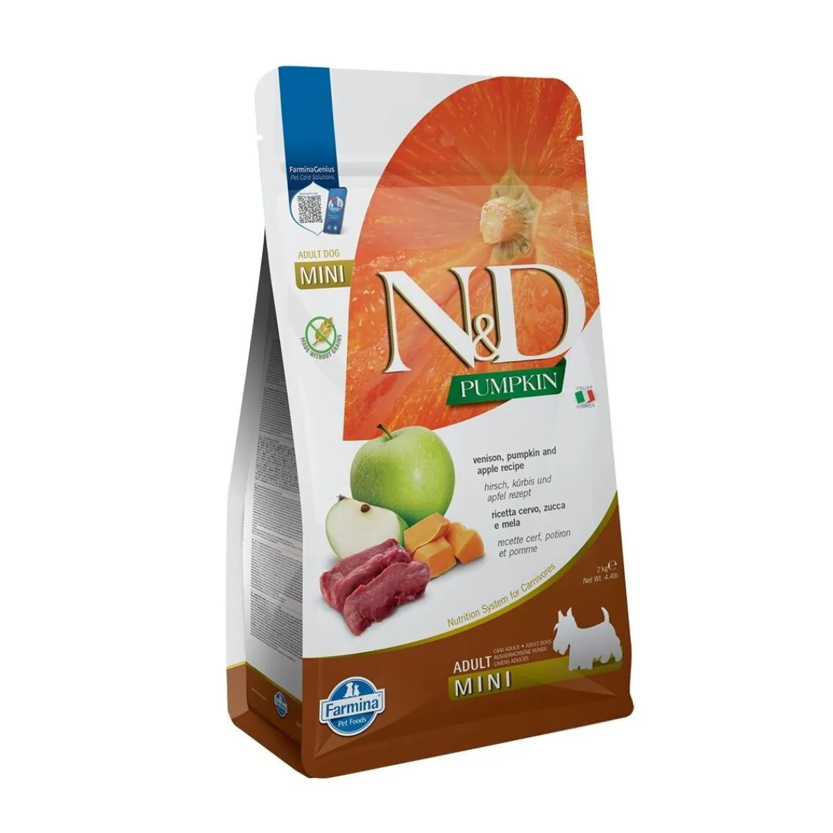 N&D Pumpkin Dog Venison&Apple S 2kg>Farmina Discount