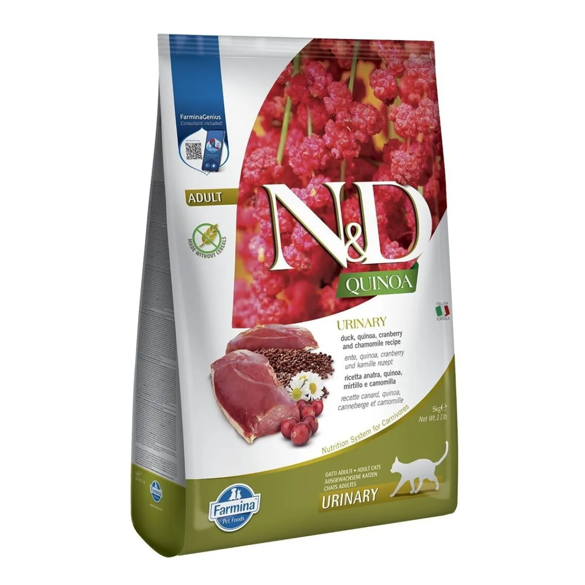 N&D Quinoa Cat Urinary Duck>Farmina Clearance