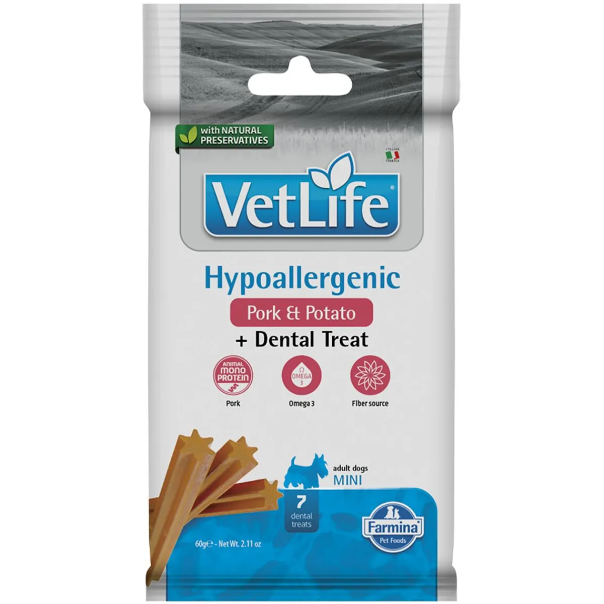 VF Dog Hypo Pork Mini 60g>Farmina New