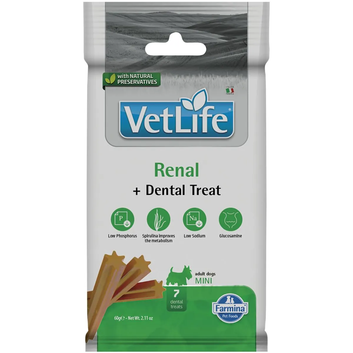 VF Dog Renal Mini 60g>Farmina Online