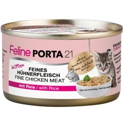 Kitten Kana & Riisi, 90 g>Feline Porta 21 Hot