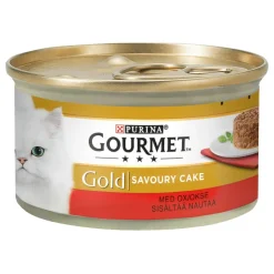 Gold Savoury Cake Nautaa ja tomaattia kastikkeessa 24x85g>Gourmet Outlet