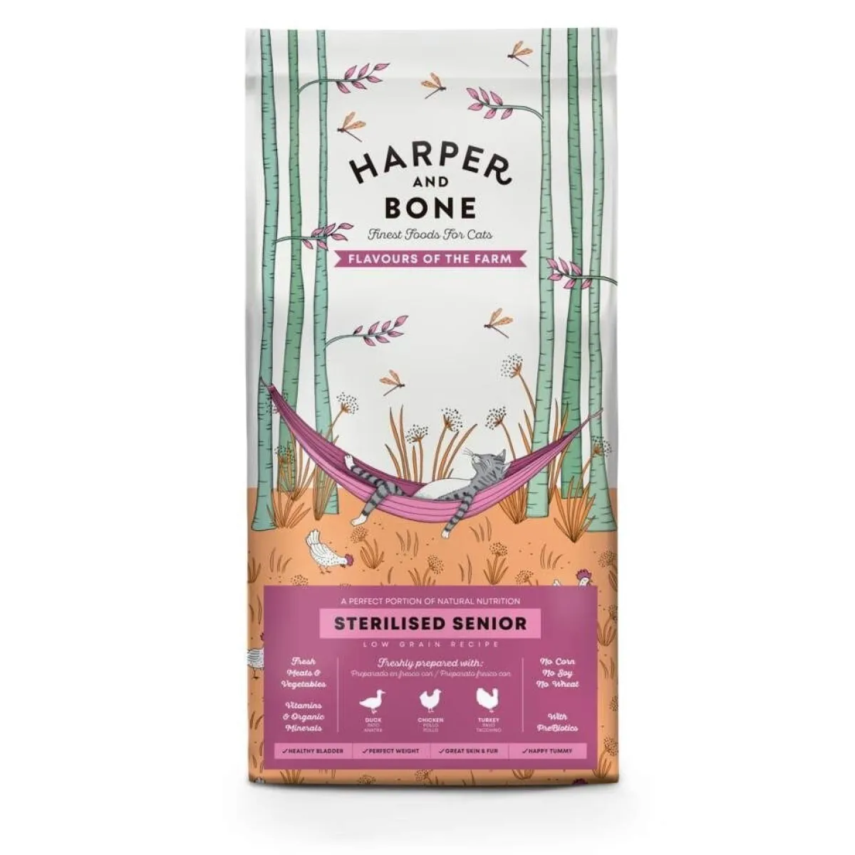 Harper & Bone Cat Senior Sterilised Flavours Farm 5 kg>Harper and Bone Online
