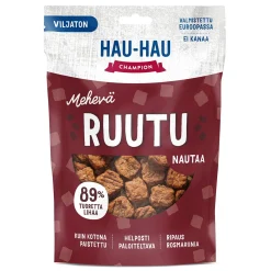 Hau-Hau Champion Mehevä Ruutu Nautaa 140g>Hau Hau Champion Discount