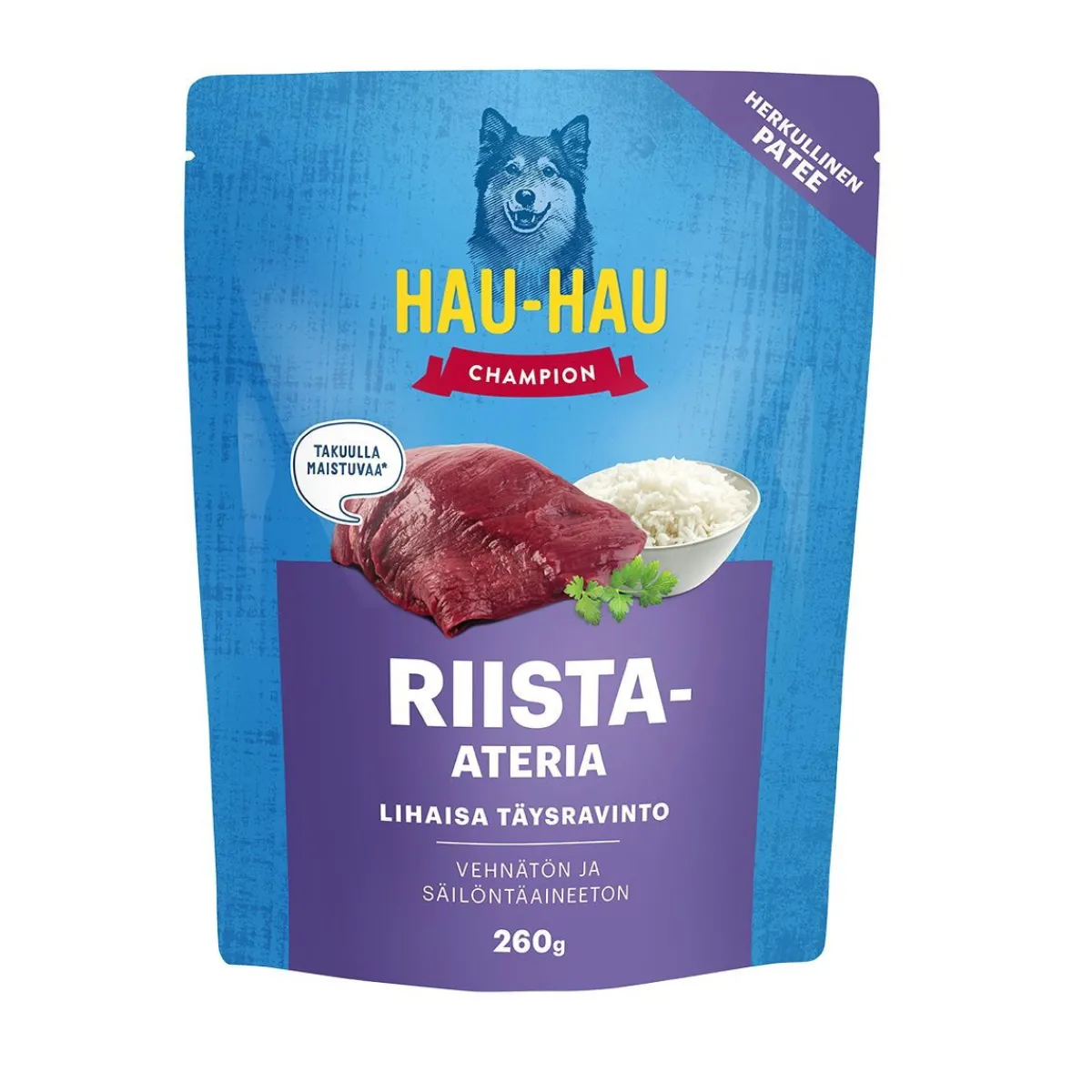 Hau-Hau Champion riista-ateria 260 g>Hau Hau Champion