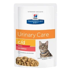 Hill's Feline c/d Salmon wet 12 x 85 g>Hill's Prescription Diet Hot