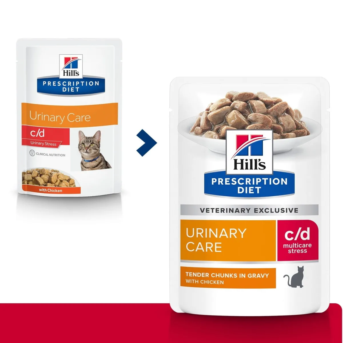 Hill's Feline c/d Urinary Stress wet 12 x 85 g>Hill's Prescription Diet Discount