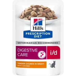 Hill's i/d Cat Chicken gravy 12x85g>Hill's Prescription Diet Hot