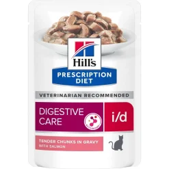 Hill's i/d Cat Salmon gravy 12x85g>Hill's Prescription Diet Best