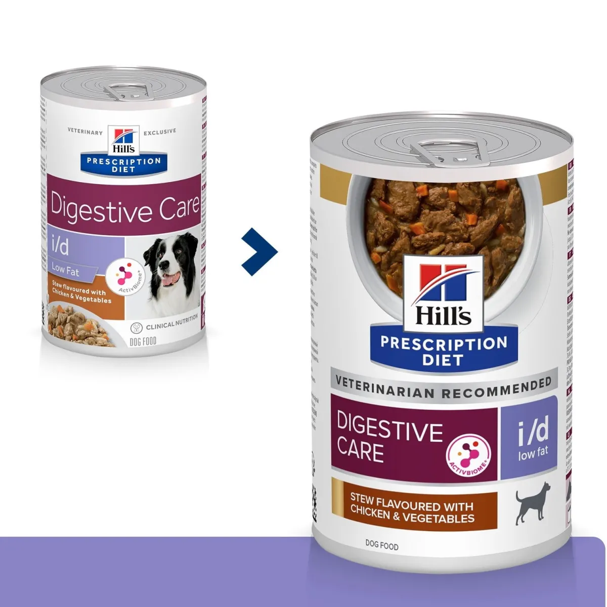 Hill's i/d Low Fat Stew for Dogs Chicken&Vegetables 354 g>Hill's Prescription Diet New