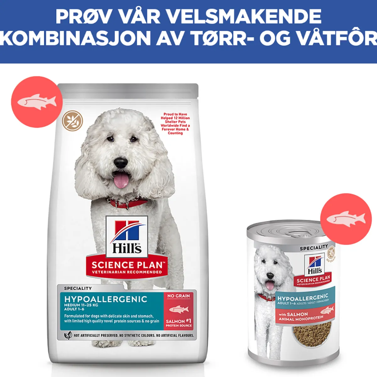 Science Plan Dog Hypoallergenic Salmon 363 g>Hill's