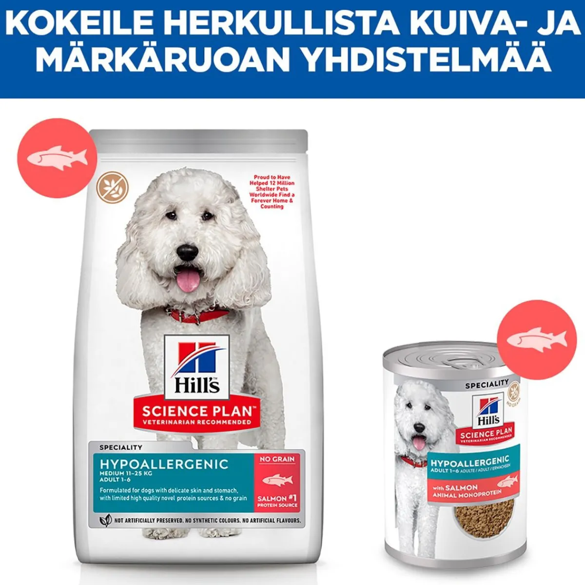 Science Plan Dog Hypoallergenic Salmon 363 g>Hill's