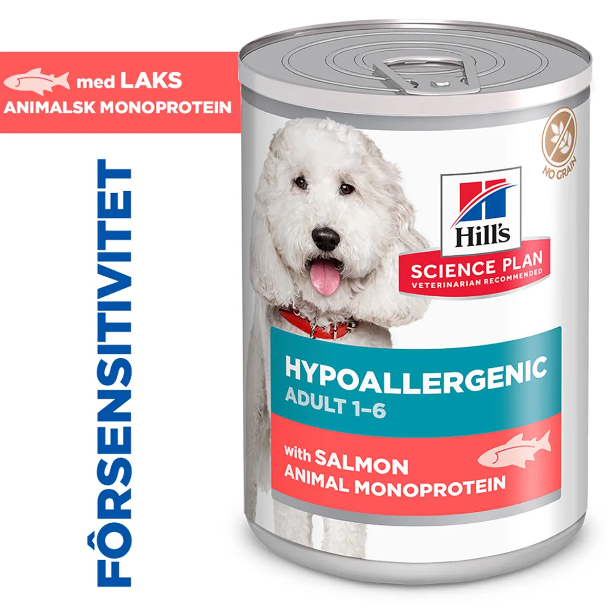 Science Plan Dog Hypoallergenic Salmon 363 g>Hill's