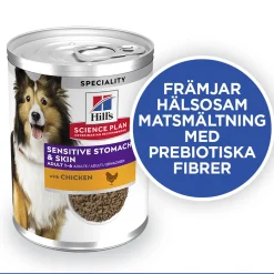 Science Plan Dog Sensitive Stomach & Skin Chicken & Vegetables 370g>Hill's Best