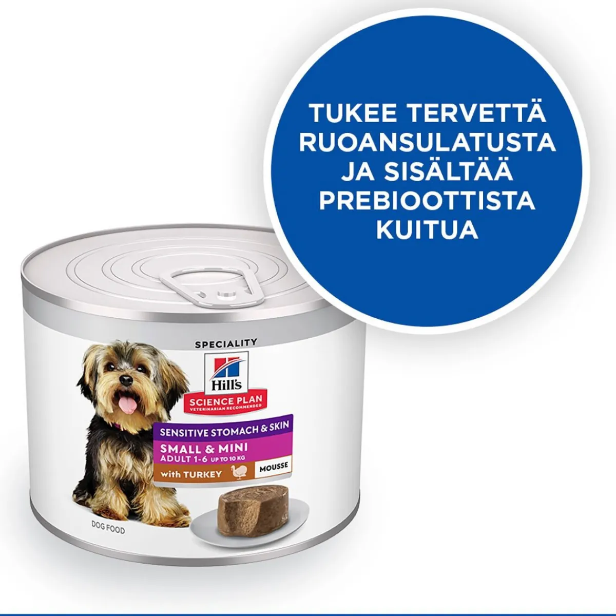 Science Plan Dog Sensitive Stomach & Skin Mousse Small & Mini Turkey 200g>Hill's Best