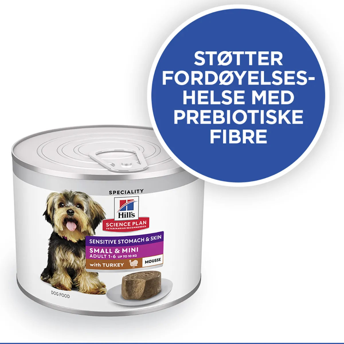 Science Plan Dog Sensitive Stomach & Skin Mousse Small & Mini Turkey 200g>Hill's Best