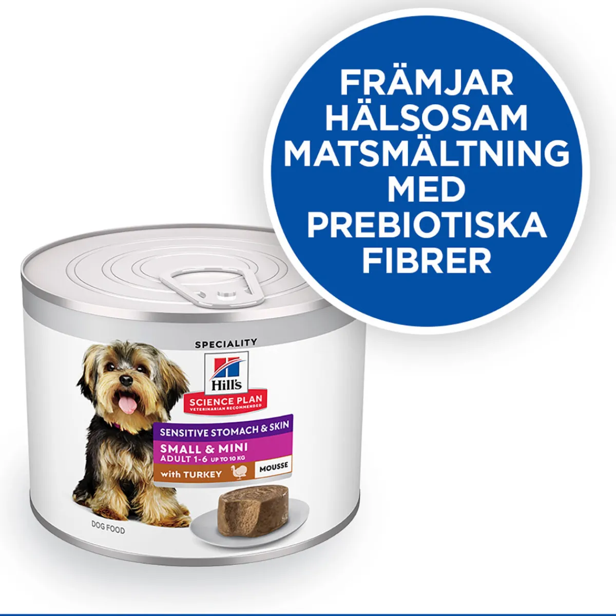 Science Plan Dog Sensitive Stomach & Skin Mousse Small & Mini Turkey 200g>Hill's Best