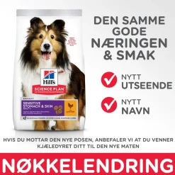  Science Plan Sensitive Stomach & Skin Medium Chicken 2 x 14kg>Hill's Discount