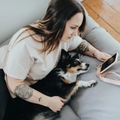 Dog Bed Lancaster Grey>Hunter Hot