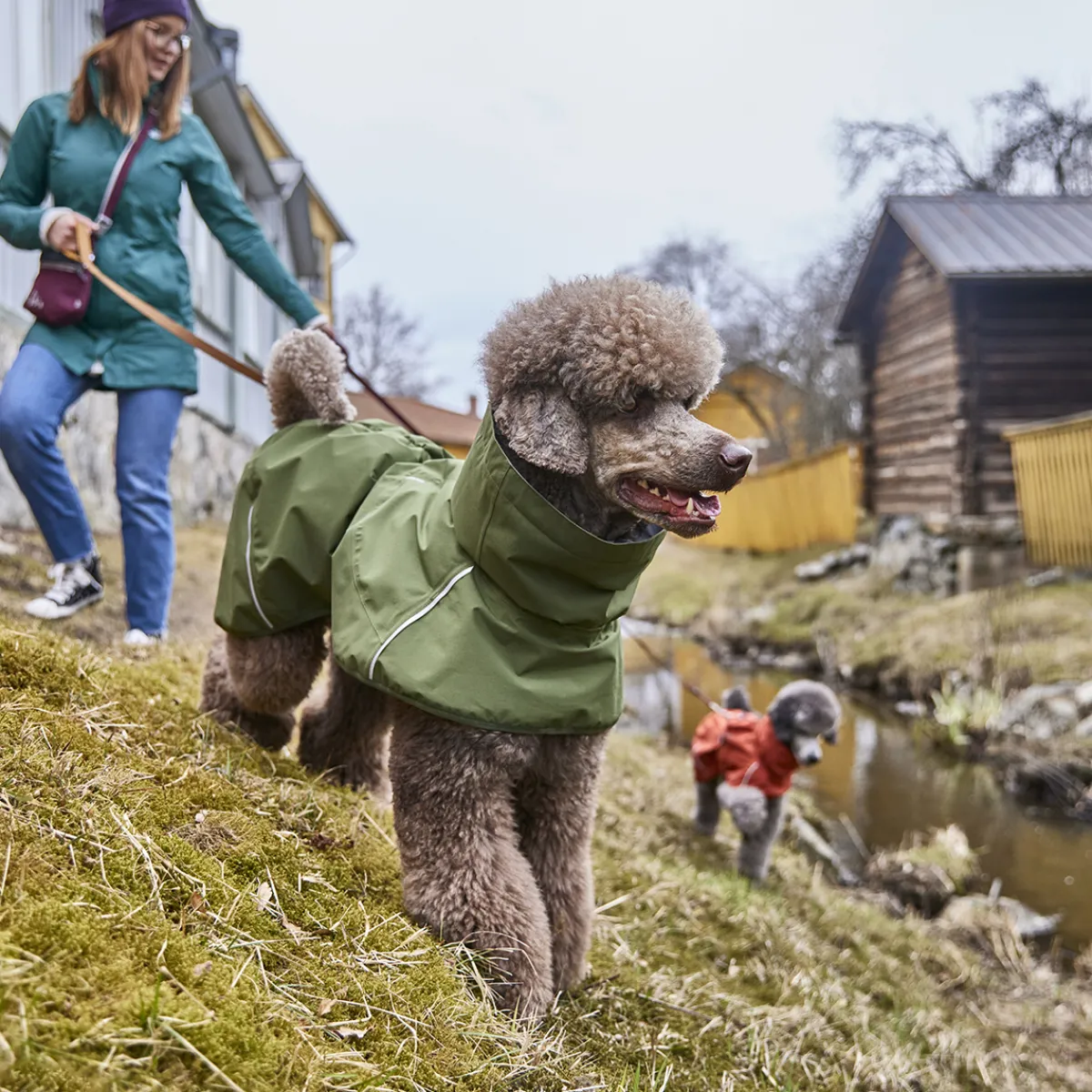 Mudventure sadetakki, metsänvihreä>Hurtta Hot