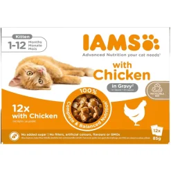 Advanced Nutrition Gravy Kitten Multibox 12 x 85 g>Iams