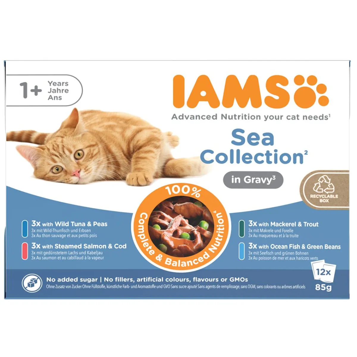 Advanced Nutrition Gravy Kalalajitelma 12 x 85 g>Iams Hot