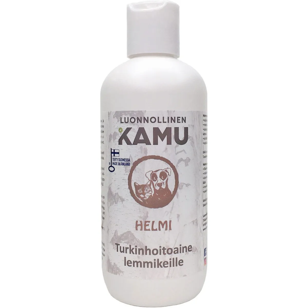 Kamu Helmi hoitoaine lemmikeille, 350 ml>Luonnollinen Kamu Hot