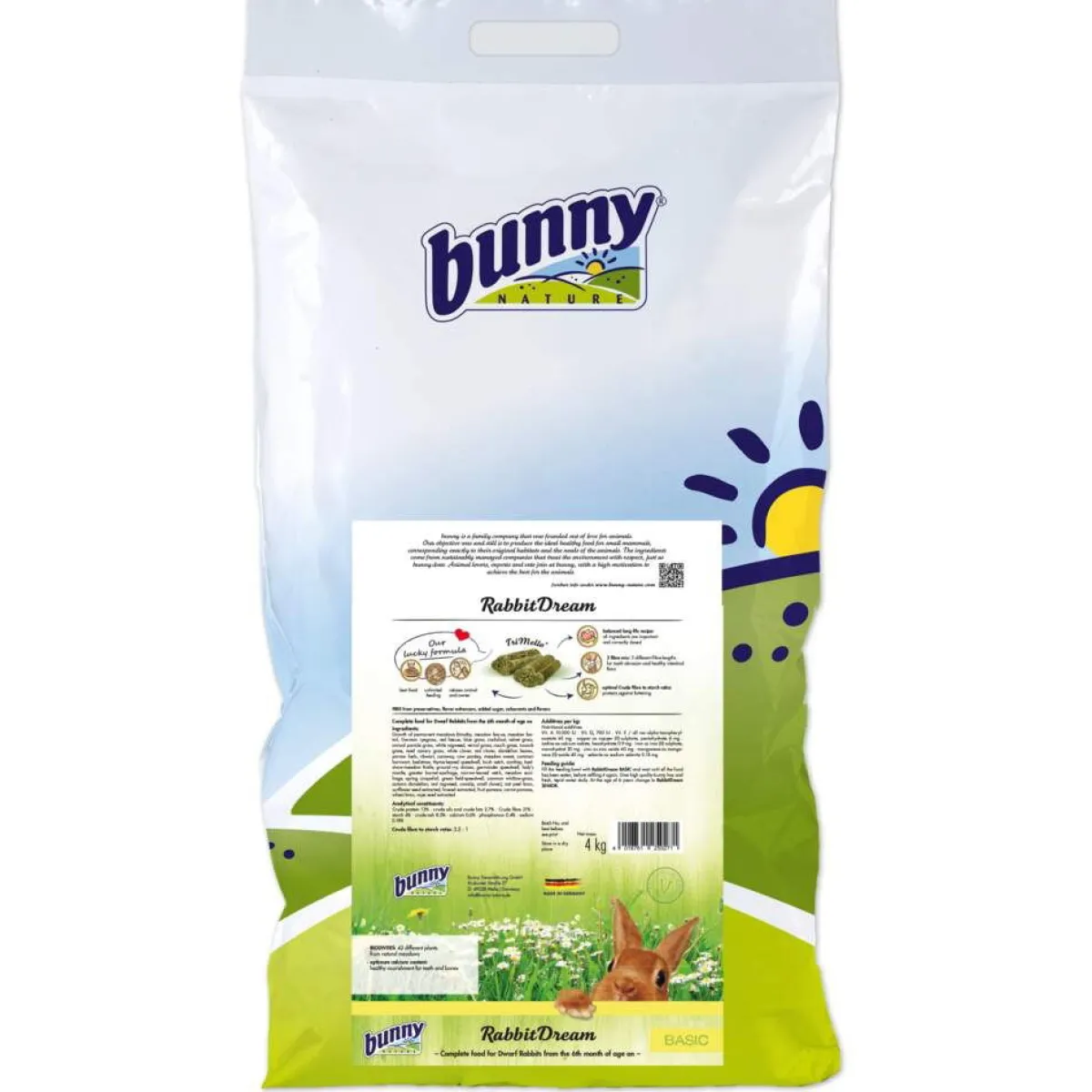 Kanin ruoka Bunny RabbitDream Basic>Bunny Nature Best