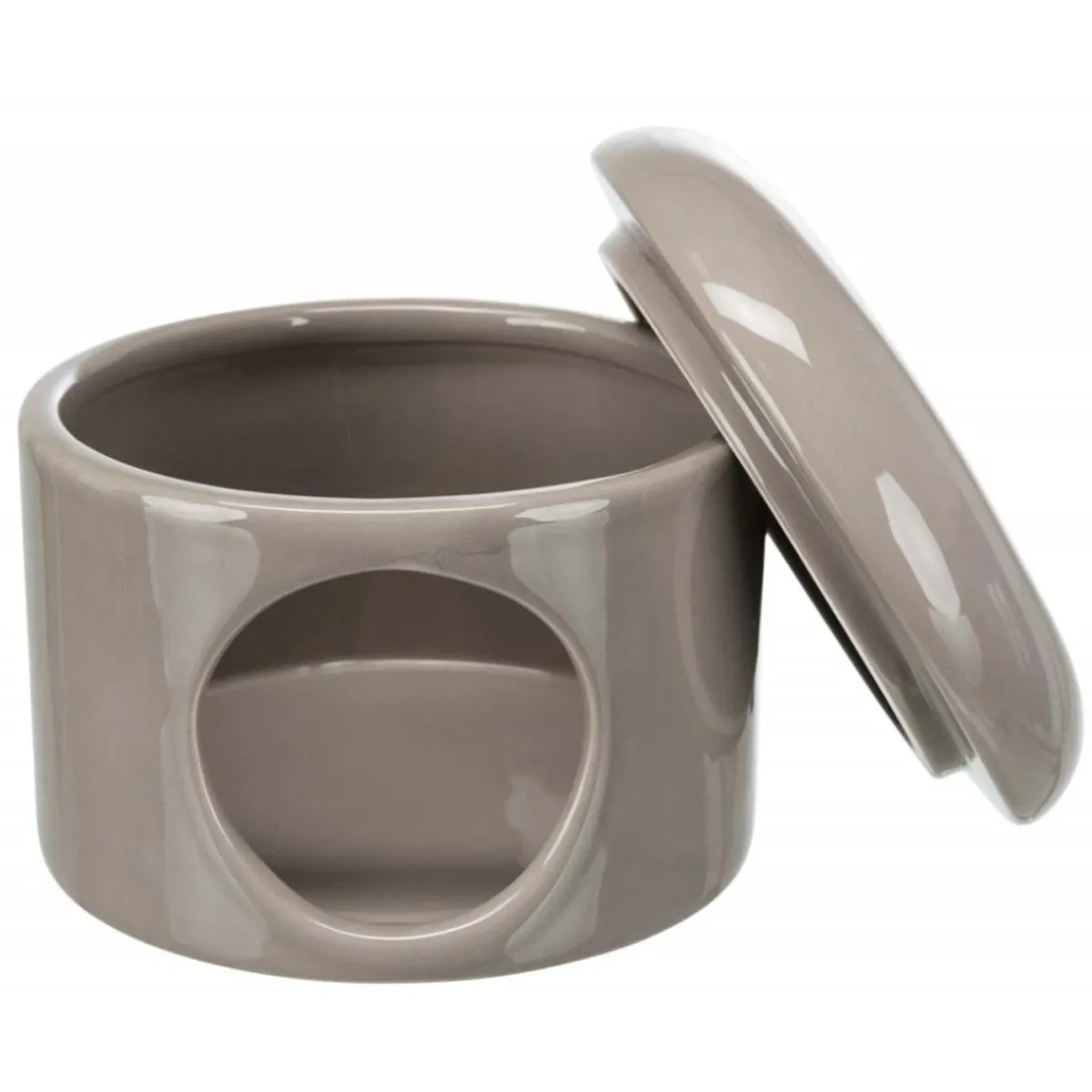 Keraaminen mökki taupe 16cm>Trixie New