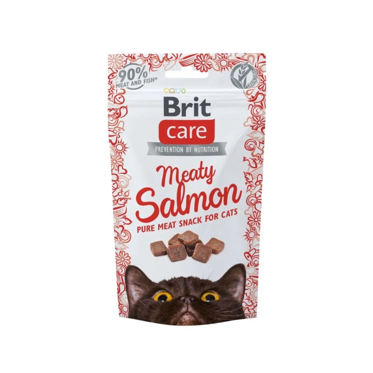 Kissanherkku Meaty lohi 50 g>Brit Care Clearance