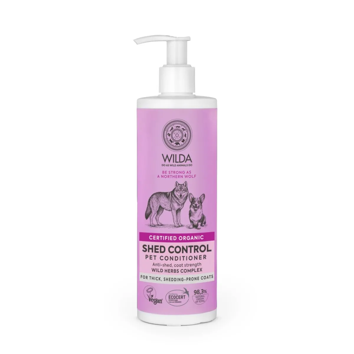 Koiran hoitoaine Siberica Shed control 400ml>WILDA Hot