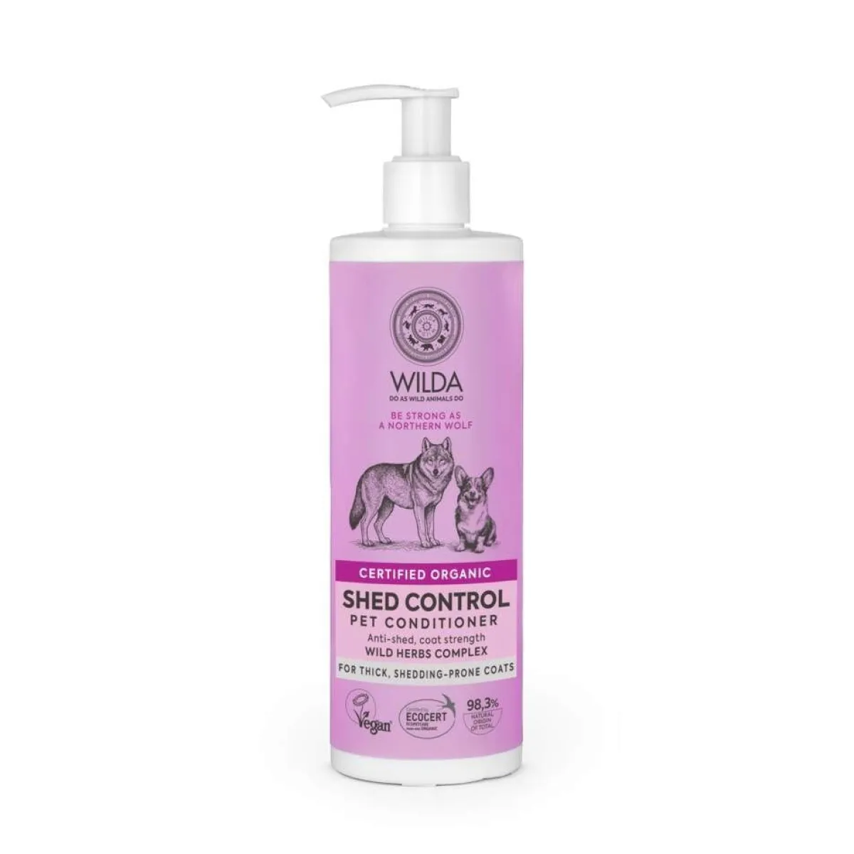 Koiran hoitoaine Siberica Shed control 400ml>WILDA Hot