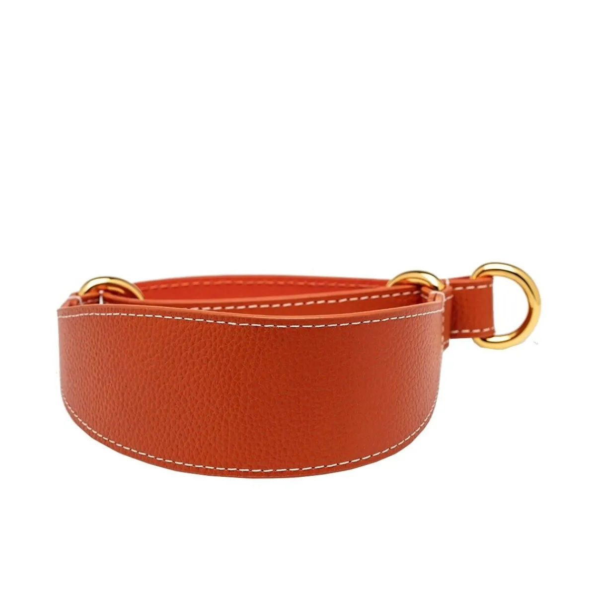 Koiran puolikiristävä panta , konjakki>Collar of Sweden Outlet
