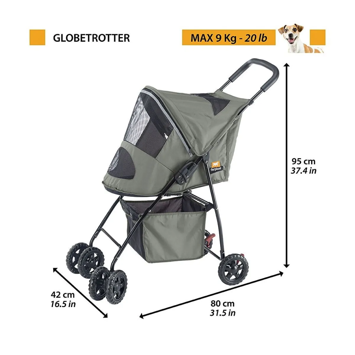 Koiran rattaat Globetrotter>Ferplast