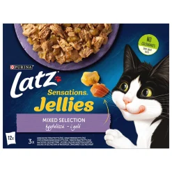 Cat Sensations Mixed Selection in jelly 12x100g>Latz Clearance