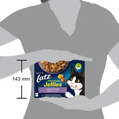 Cat Sensations Mixed Selection in jelly 12x100g>Latz Clearance