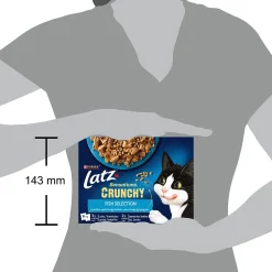 Sensations Crunchy Fish 10 x 85 g>Latz New