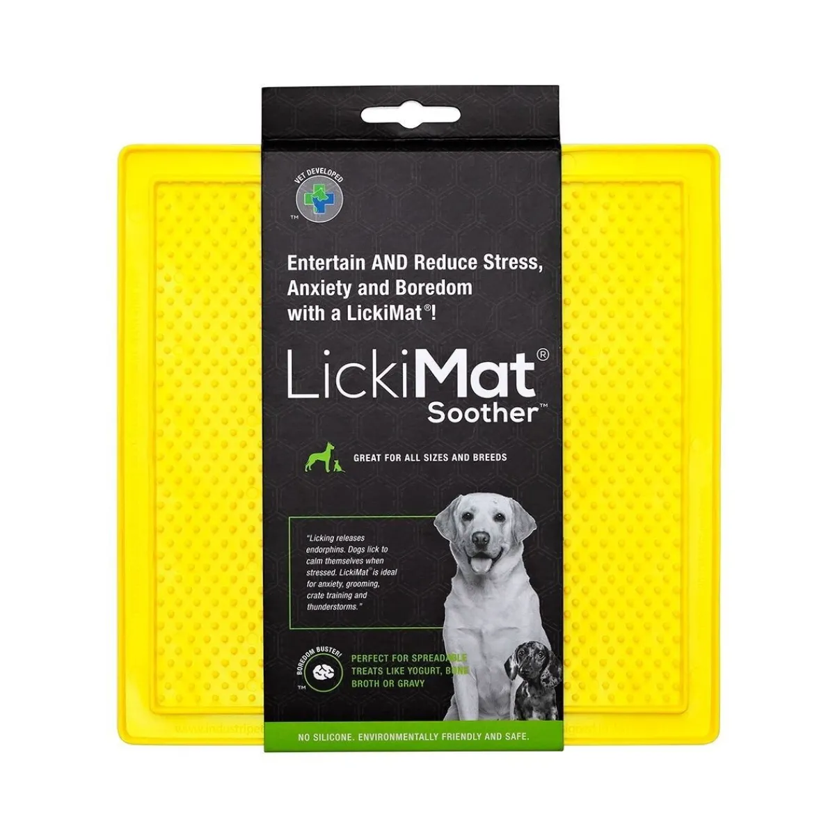 Mini Soother nuolumatto, keltainen>LickiMat New