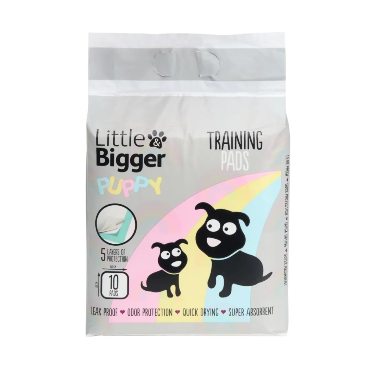 Puppy Basics Pentualusta koiralle 10kpl 60x60cm>Little&Bigger Outlet