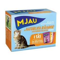 Multipack lihaa kastikkeessa 12 x 85 g>Mjau Hot