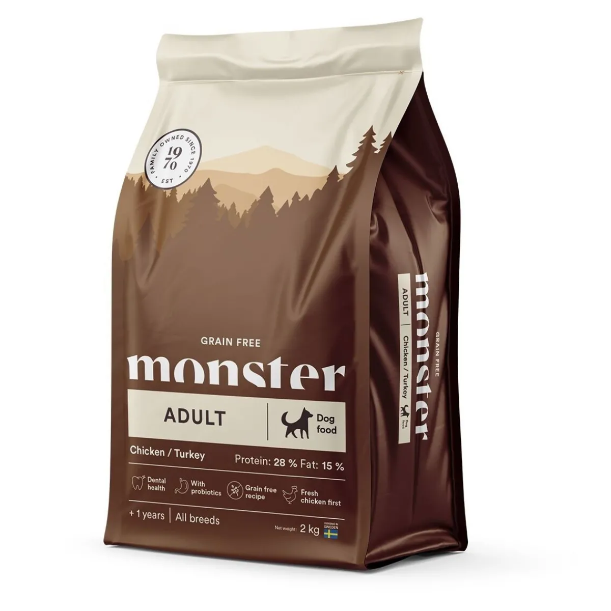 Monster Adult Grain Free Kana&Kalkkuna>Monster Pet Food Clearance