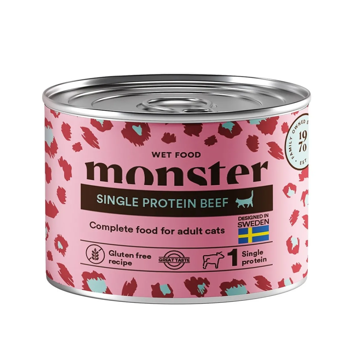 Monster Cat Adult Single Protein Beef 200 g>Monster Pet Food Hot