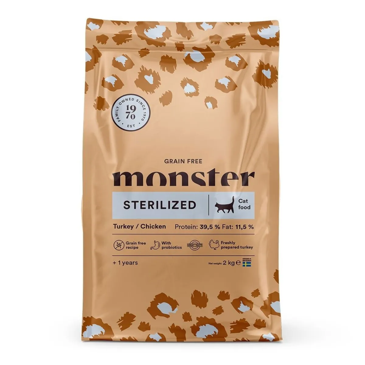 Monster Cat Grain Free Sterilized Kalkkuna & Kana>Monster Pet Food Online